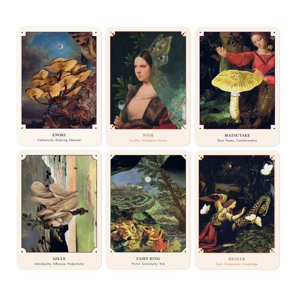 The Mushroom Oracle: 44 Card Deck and Guidebook, Broccoli