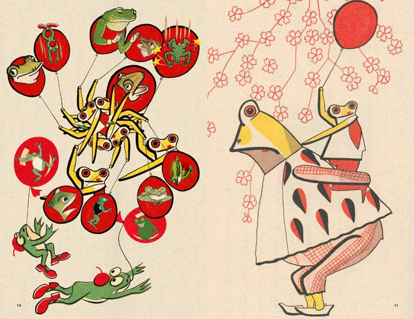 Anthropomorphic Japan - The Frogs - paperback book