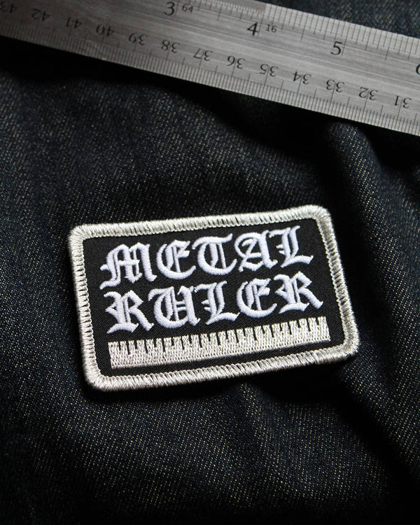 Metal Ruler Patch, Pin Museum