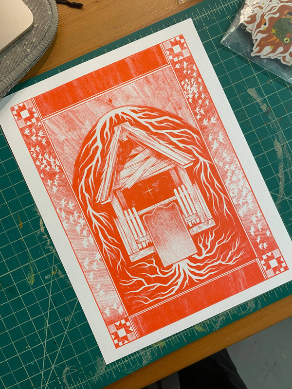 Hill House Riso Print, Ash Rudolph