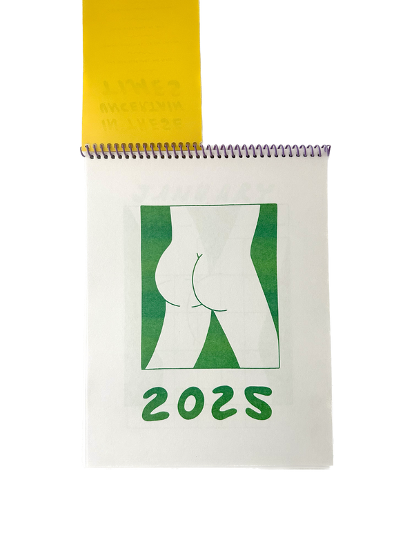 2025 Same Butt Every Month Calendar by Eva Claycomb