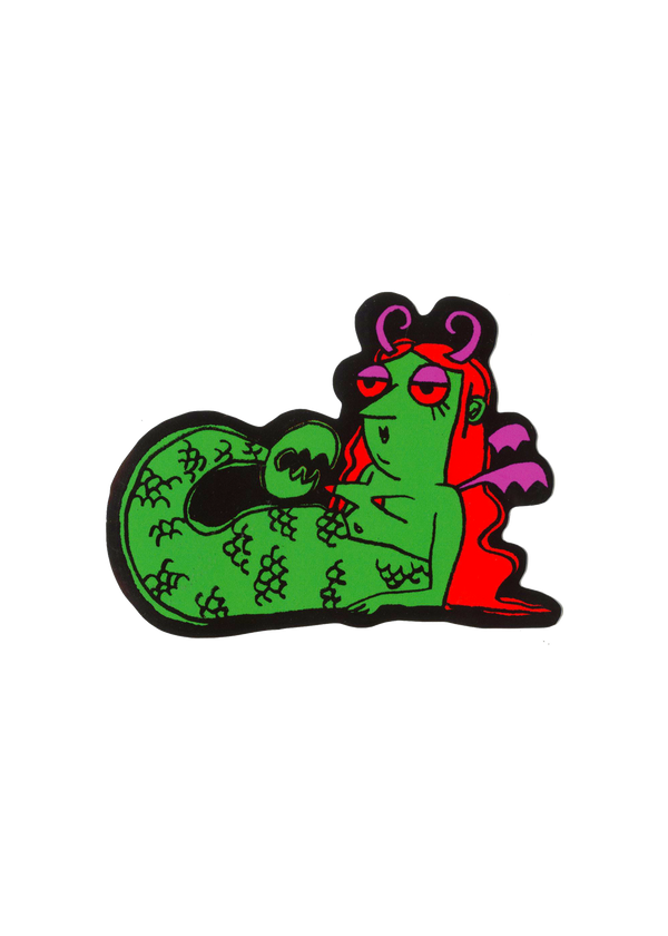 Goblina Mermaid Sticker, Gentle Thrills