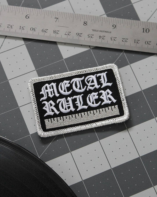 Metal Ruler Patch, Pin Museum