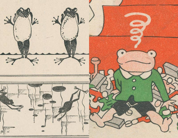 Anthropomorphic Japan - The Frogs - paperback book