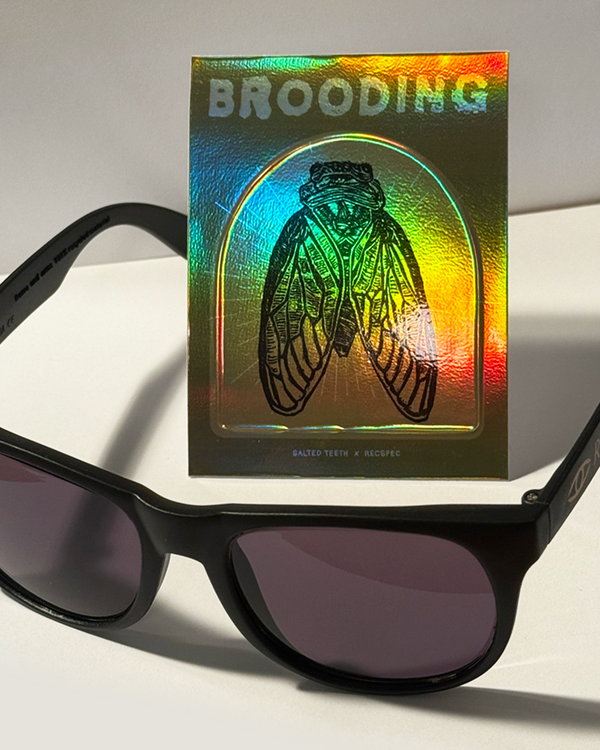 Brooding Sticker, Salted Teeth X Recspec
