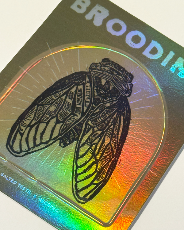 Brooding Sticker, Salted Teeth X Recspec