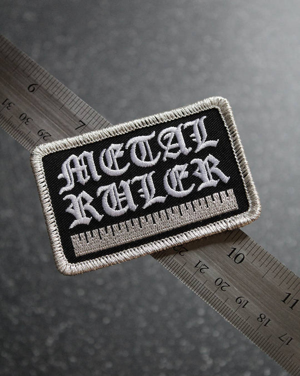 Metal Ruler Patch, Pin Museum