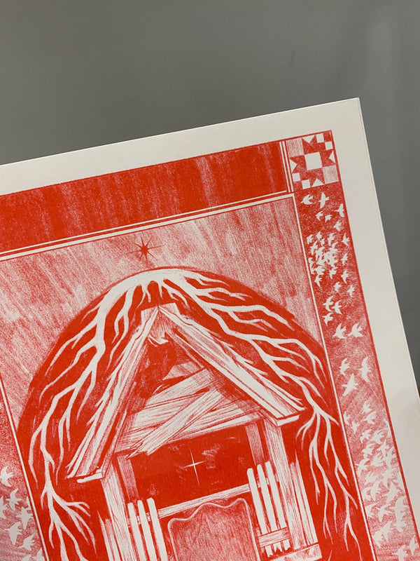 Hill House Riso Print, Ash Rudolph