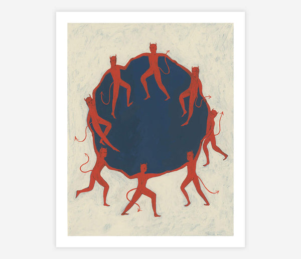 Devil Dance Archival Print, Kaye Blegvad