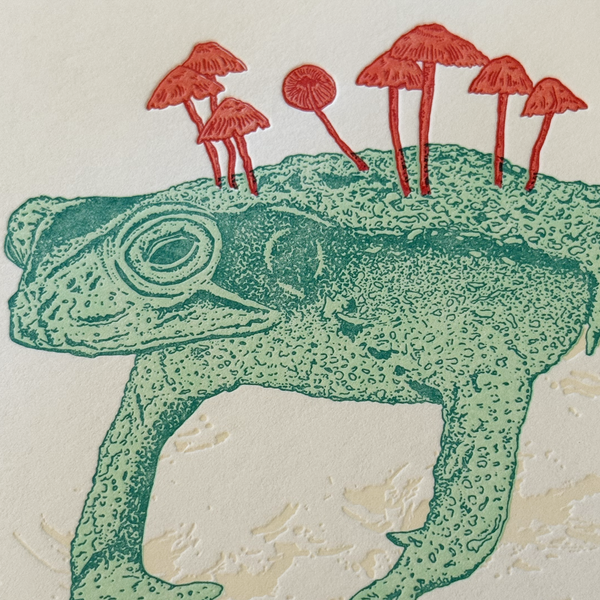 New Worlds Letterpress Greeting Card, Salted Teeth