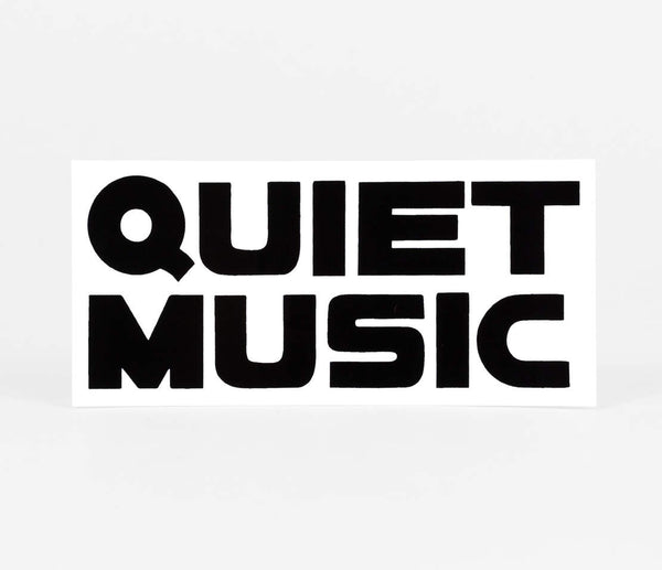 Quiet Music Sticker