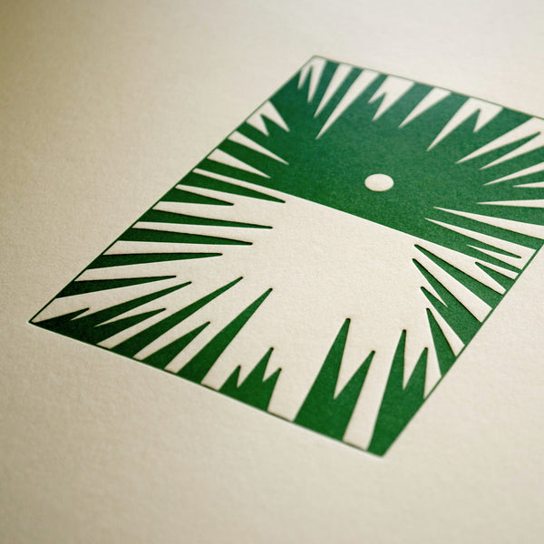 Eva Claycomb, Escape Letterpress Print