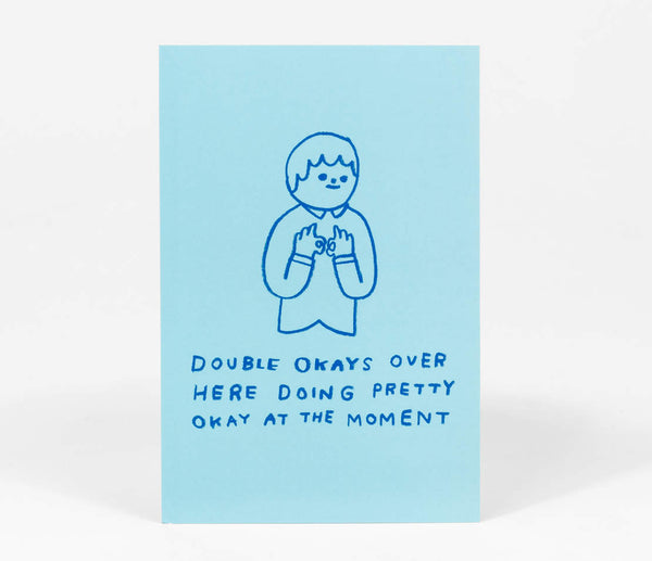 Double Okays Over Here Postcard, Hiller Goodspeed