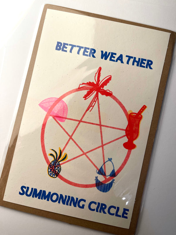 Better Weather Summoning Circle Print