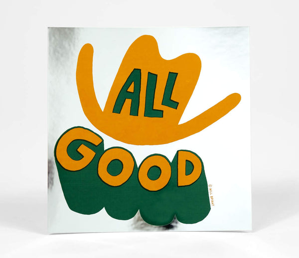 All Good Sticker, Will Bryant